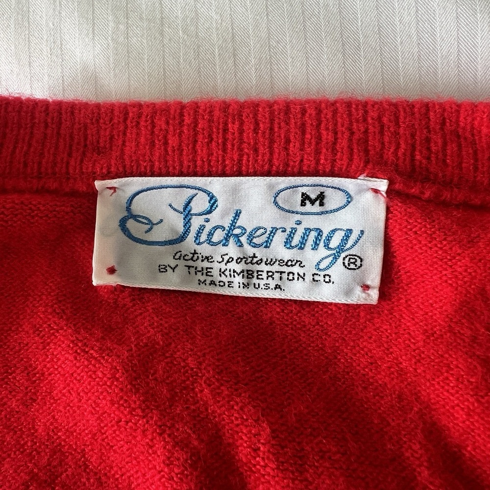 Vintage Pickering Sweater Vest Woodway Country Club Golf Preppy USA Mens‎ M - Picture 4 of 8
